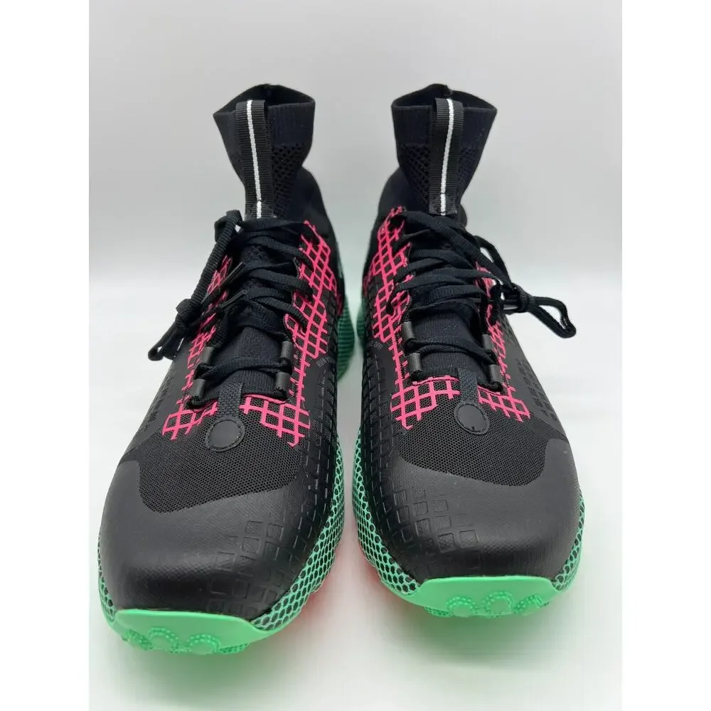 Under Armour HOVR Ridge Trek Black Chestnut Red Green 3025581-001 Men's Size 13